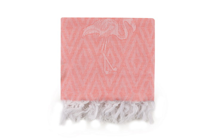 Mijölnir Toalla de Playa Fouta Flamingo Salmón
